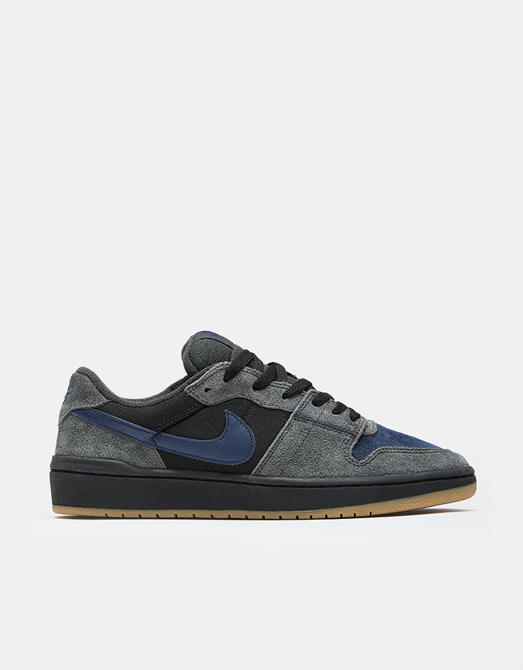 Nike SB Code 58 Skate Shoes - Dk Smoke Grey/Blue Eclipse-Black