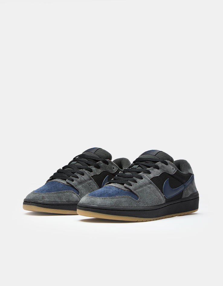 Nike SB Code 58 Skate Shoes - Dk Smoke Grey/Blue Eclipse-Black