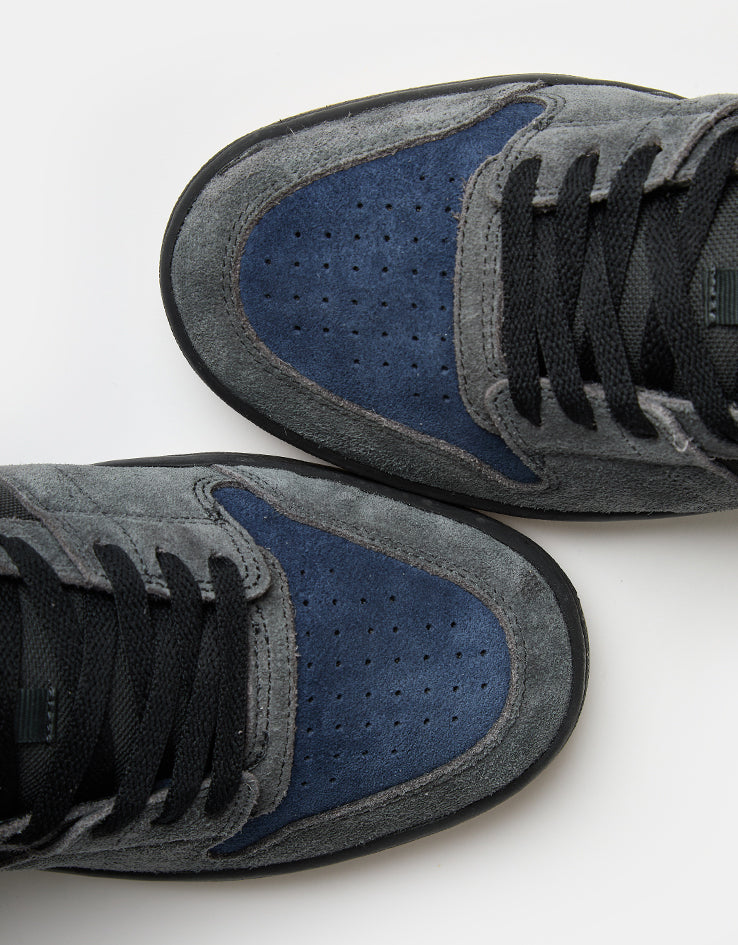 Nike SB Code 58 Skate Shoes - Dk Smoke Grey/Blue Eclipse-Black