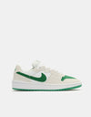 Nike SB Code 58 Skate Shoes - White/Pine Green-Summit White-Pine Green