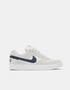 Nike SB Delta Force Vulc Skate Shoes - Vast Grey/Obsidian-Black