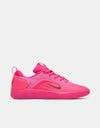 Nike SB Zoom Nyjah 4 Skate Shoes - Hyper Pink/Black-Hyper Pink-Pinksicle