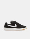 Nike SB Zoom Tennis Classic XL Skate Shoes - Black/White-Gum Light Brown