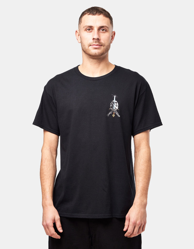 Powell Peralta Skull & Sword T-Shirt - Black