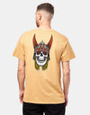 Powell Peralta Andy Anderson Skull T-Shirt - Old Gold