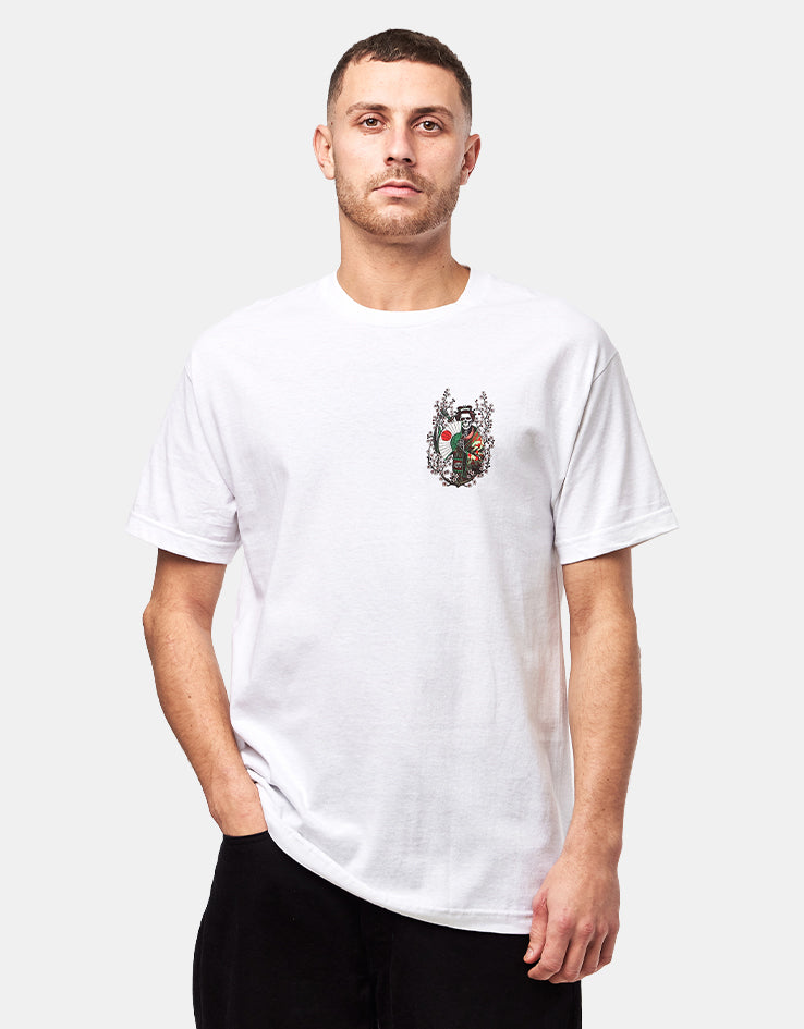 Powell Peralta Sakura Yosozumi Samurai T-Shirt - White
