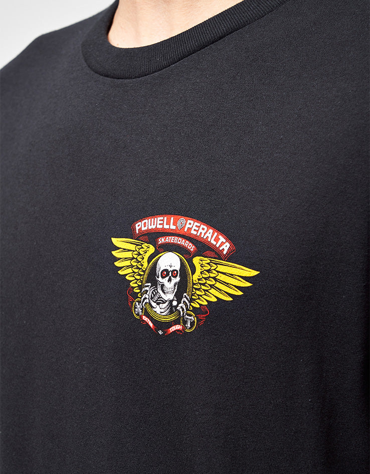 Powell Peralta Winged Ripper T-Shirt - Black