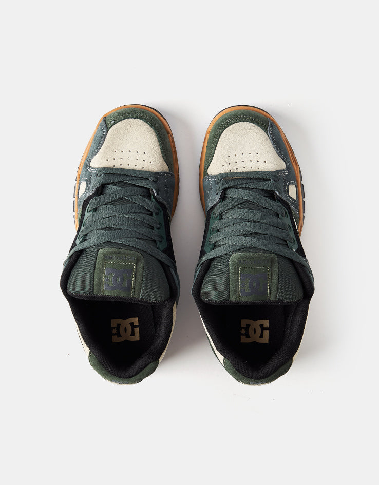 DC Stag Skate Shoes - Deep Forest