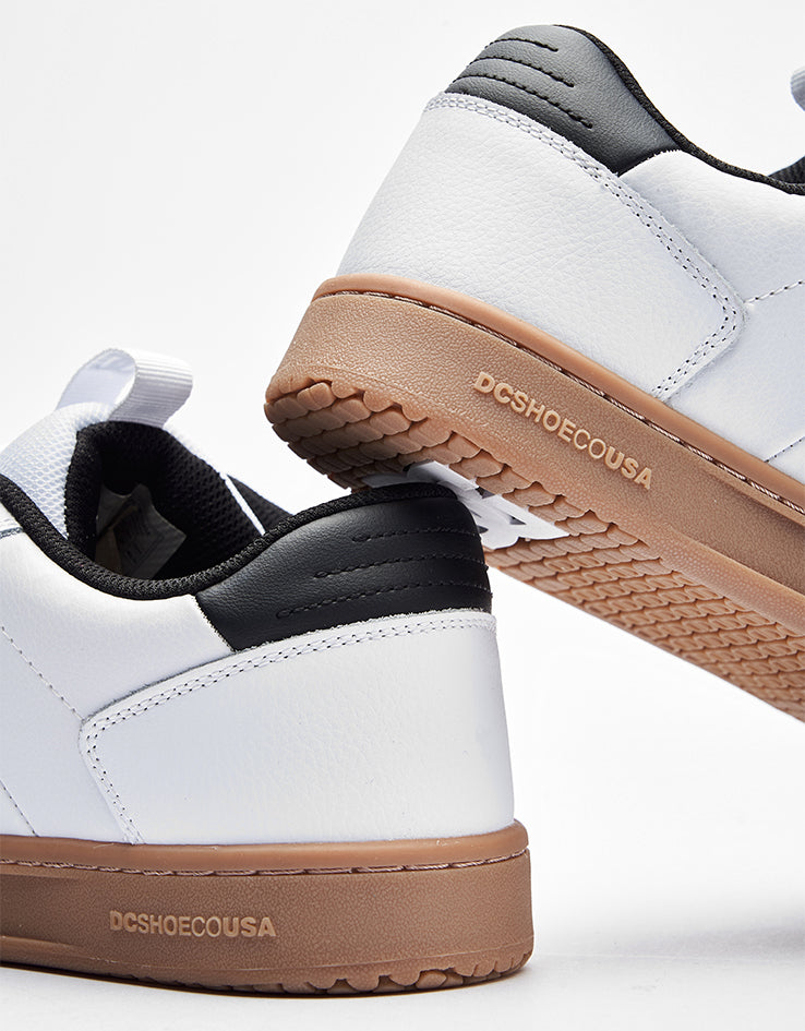 DC Astrix Skate Shoes - White/Black/Gum