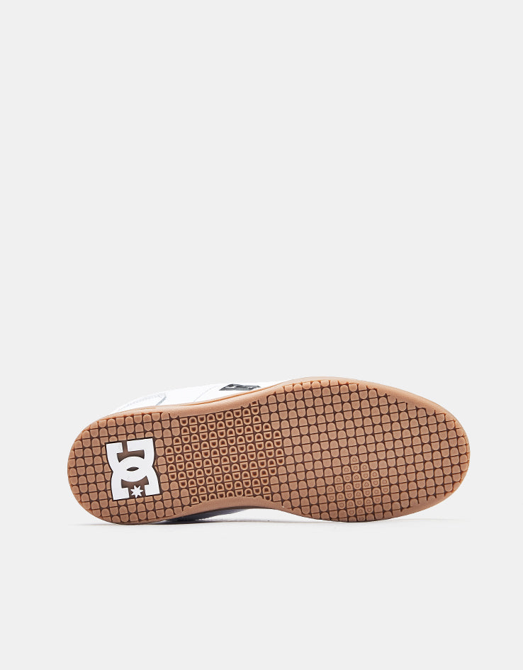 DC Astrix Skate Shoes - White/Black/Gum