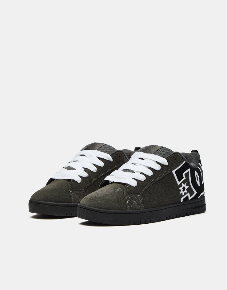 DC Court Graffik SE Skate Shoes - Anthracite/Black