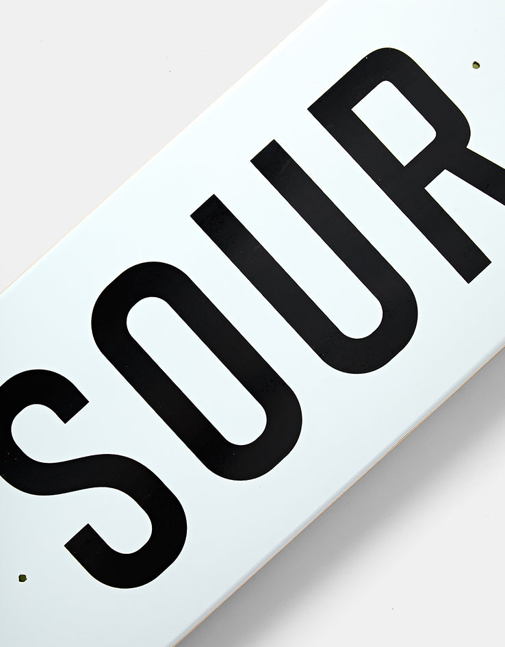 Sour Solution Army White Og Skateboard Deck - 8"