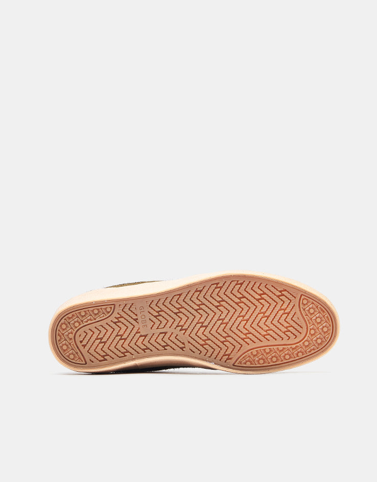 Globe Mahalo Skate Shoes - Military Olive/Crepe