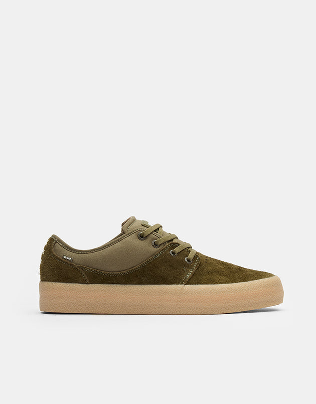 Globe Mahalo Skate Shoes - Military Olive/Crepe