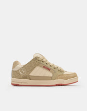 Globe Tilt Skate Shoes - Sand/Red