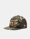 Powell Peralta Winged Ripper Snapback Cap - Camo