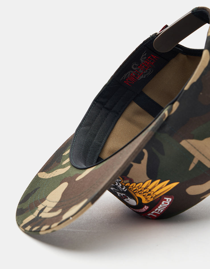 Powell Peralta Winged Ripper Snapback Cap - Camo