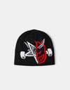 Thrasher x Spitfire Thrash & Burn Skully Beanie - Black