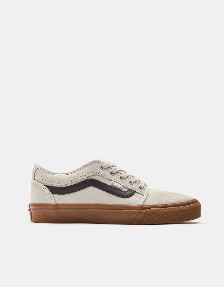 Vans Skate Chukka Low Sidestripe Shoes - Taupe Mist