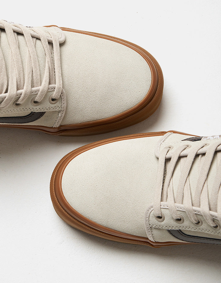 Vans Skate Chukka Low Sidestripe Shoes - Taupe Mist