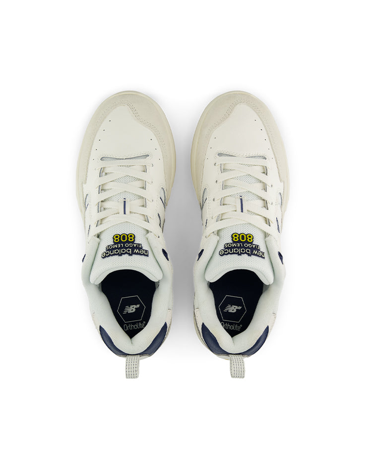 New Balance Numeric 808 Light Tiago Lemos Skate Shoes - Sea Salt/Navy