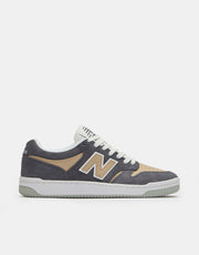 New Balance Numeric 480 Skate Shoes - Meteorite/Tan