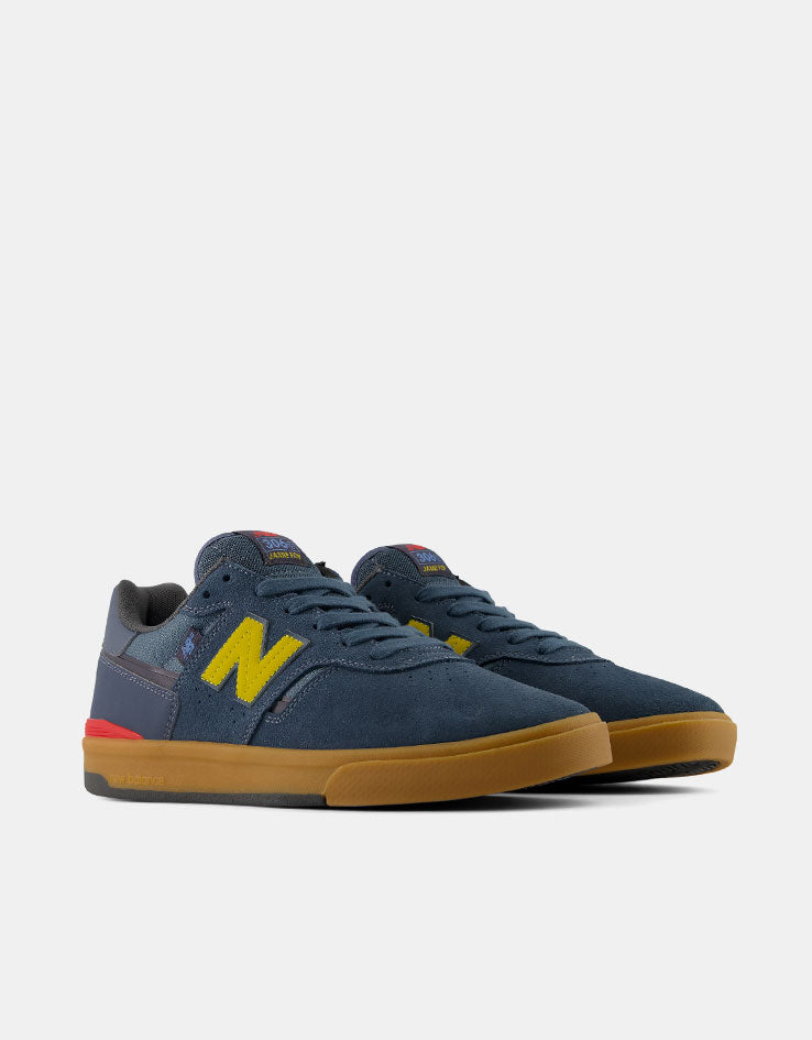 New Balance Numeric 306C Jamie Foy Skate Shoes - Shadow Blue/Yellow