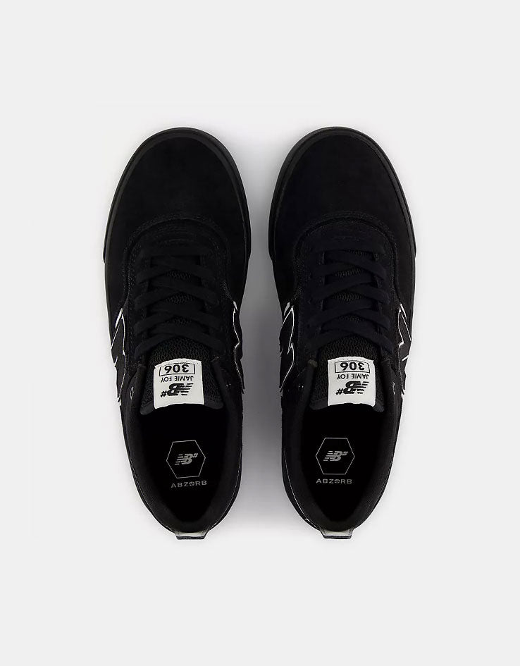 New Balance Numeric 306 Jamie Foy Skate Shoes - Black/White
