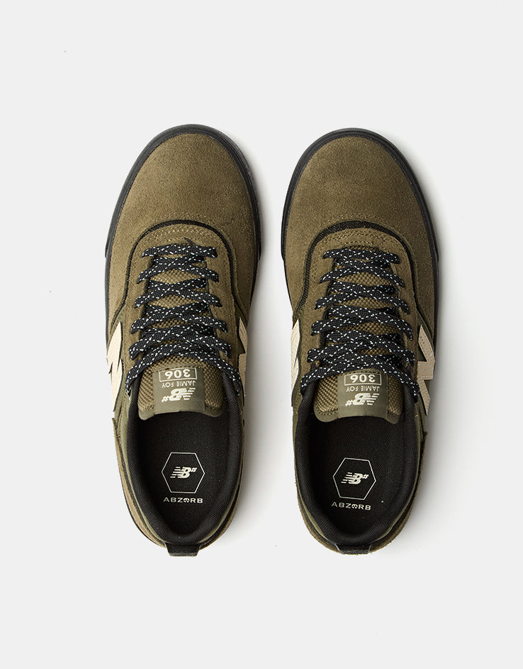 New Balance Numeric 306 Jamie Foy Skate Shoes - Olive/Black