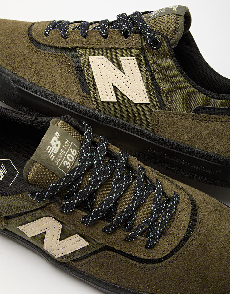 New Balance Numeric 306 Jamie Foy Skate Shoes - Olive/Black
