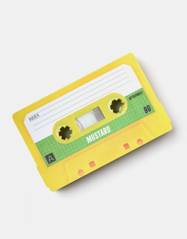 Cassette Sticky Notes - Yellow