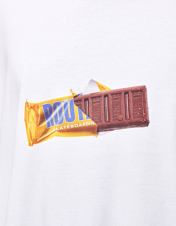 Route One Candy Bar Organic T-Shirt - White