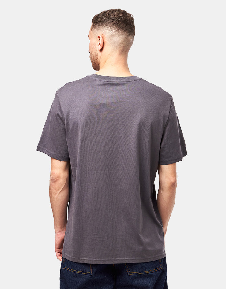 Route One Buck Organic T-Shirt - Anthracite