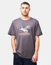 Route One Buck Organic T-Shirt - Anthracite