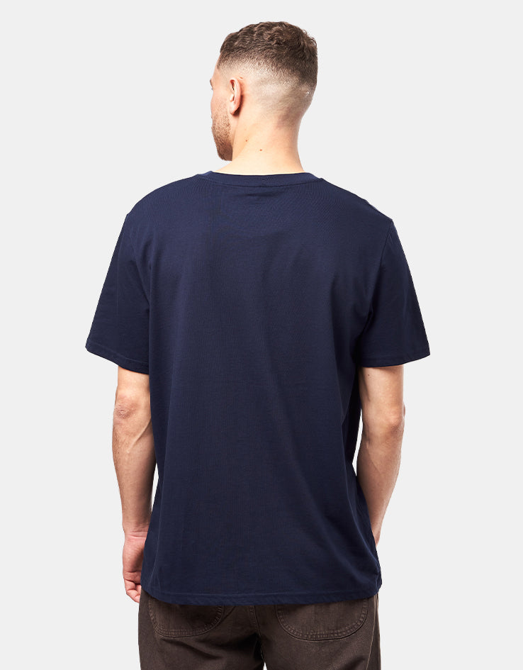 Route One Midnight Rally Organic T-Shirt - French Navy