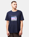 Route One Midnight Rally Organic T-Shirt - French Navy