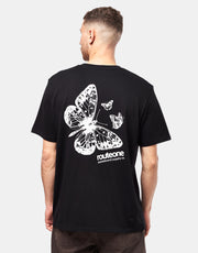 Route One Flutter II Organic T-Shirt - Black