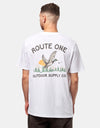 Route One Mallard Organic T-Shirt - White
