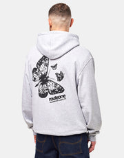 Route One Flutter II Heavyweight Pullover Hoodie (400gsm) - Heather Grey