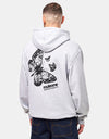 Route One Flutter II Heavyweight Pullover Hoodie (400gsm) - Heather Grey