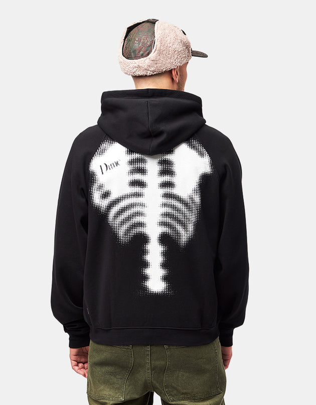 Dime MTL Spinal Zip Hoodie - Black