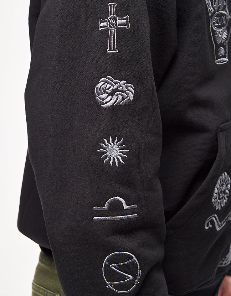 Dime MTL Sigil Zip Hoodie - Black
