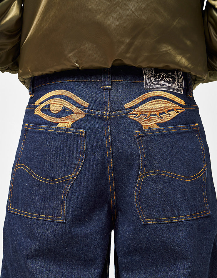Dime MTL Baggy Wink Denim Pants - Indigo