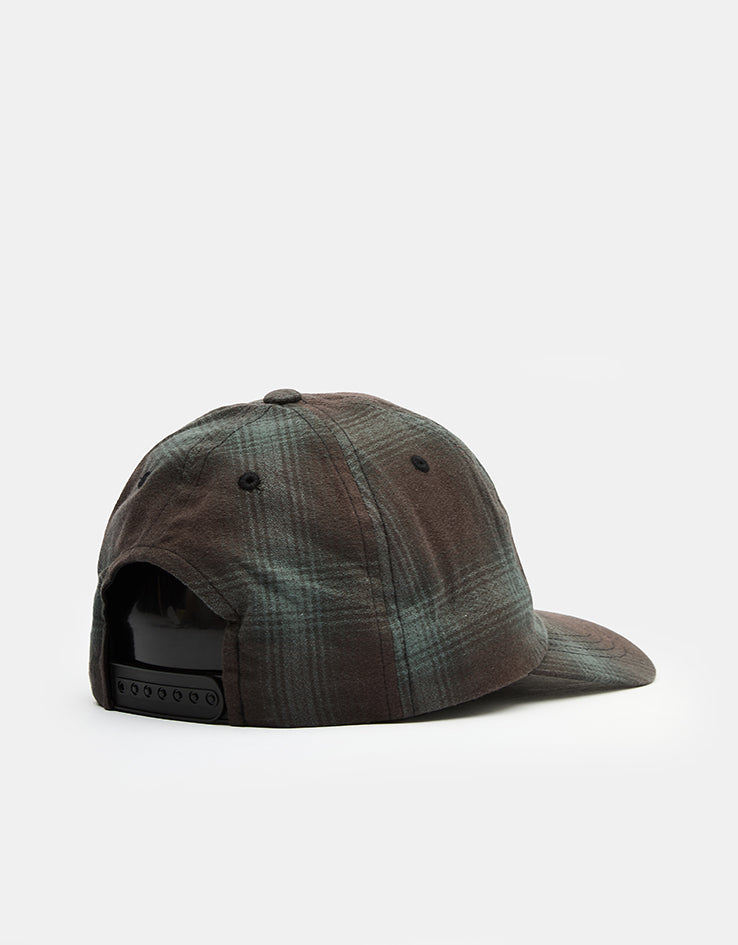 Dime MTL Flannel Low Pro Cap - Bordeaux