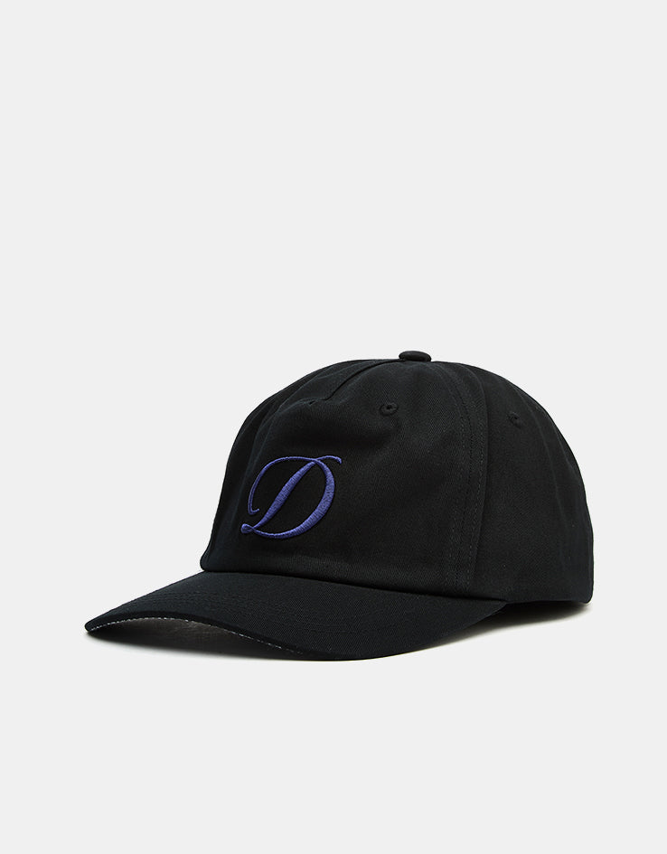 Dime MTL Cursive D Worker Cap - Black
