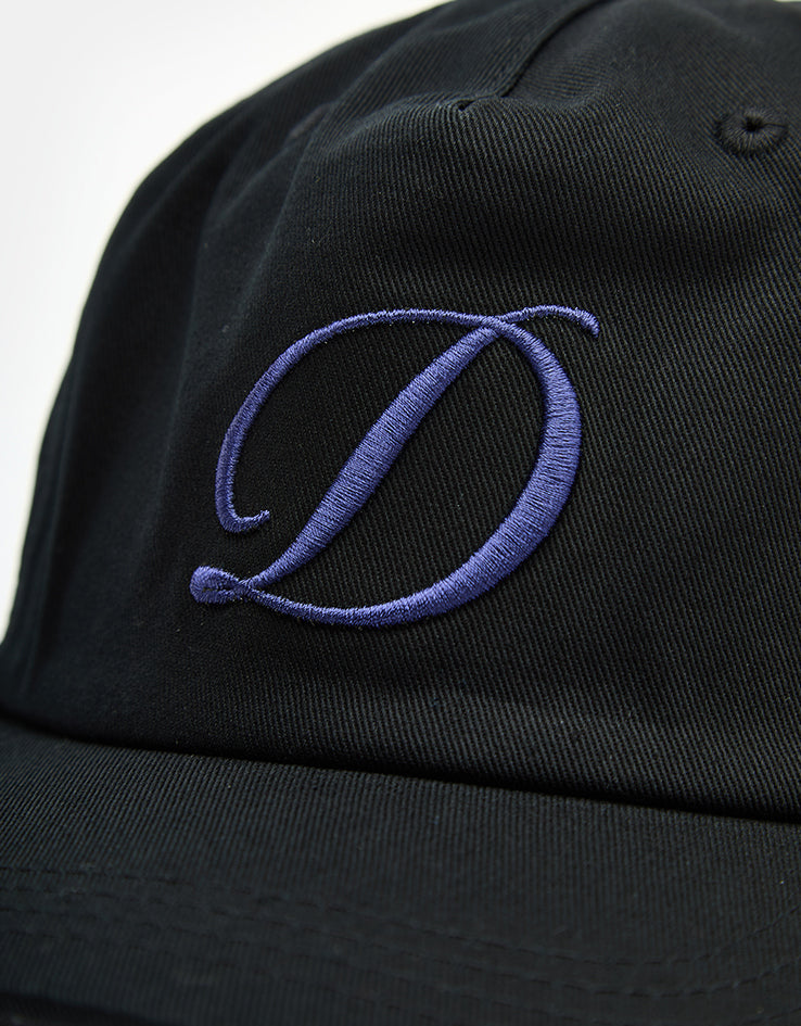 Dime MTL Cursive D Worker Cap - Black