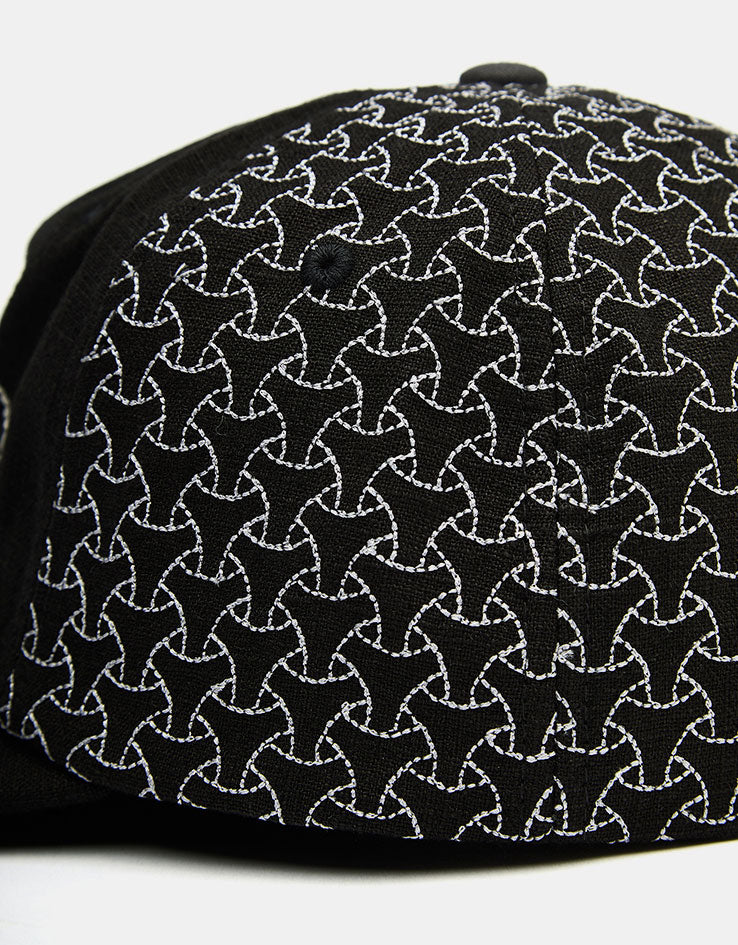 Dime MTL Allover Stitch Worker Cap - Black