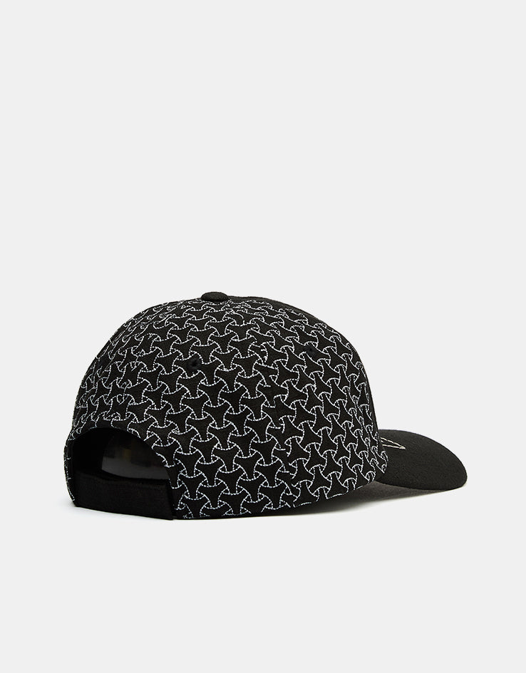 Dime MTL Allover Stitch Worker Cap - Black