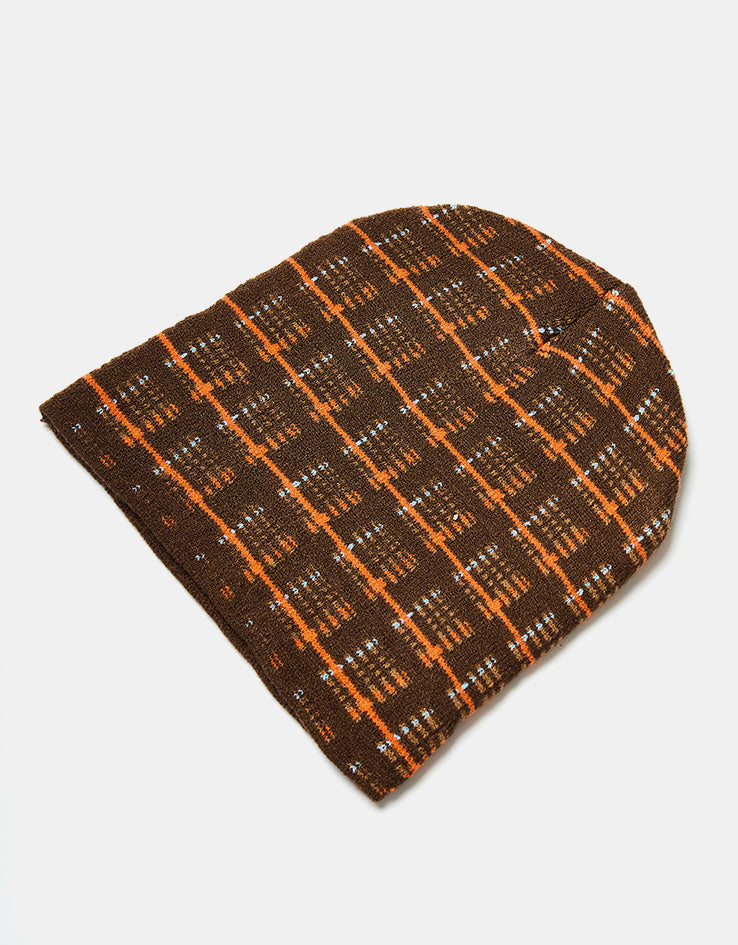 Dime MTL Super Plaid Skully - Brown Multi