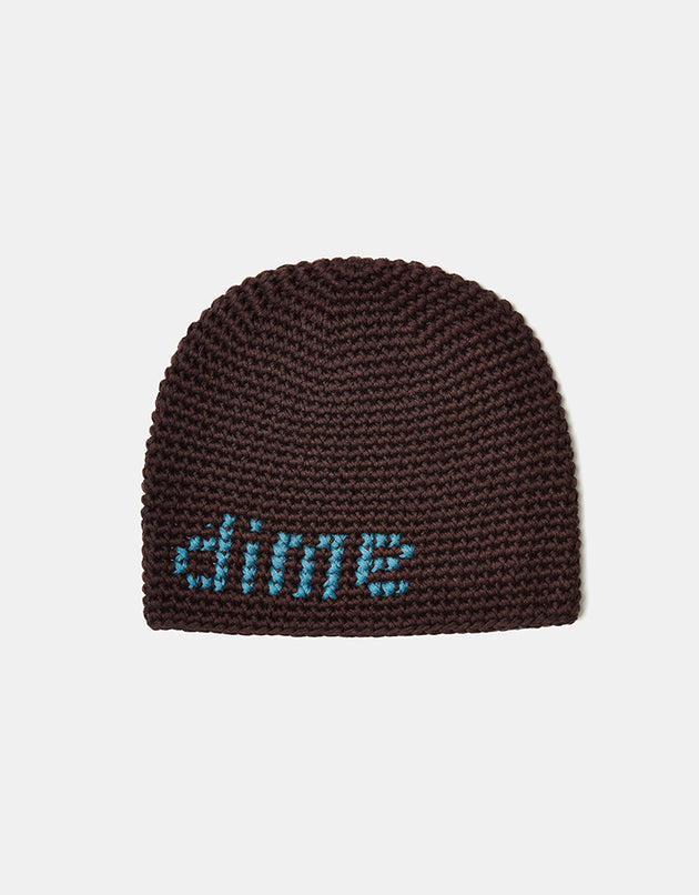 Dime MTL Crochet Skully - Brown